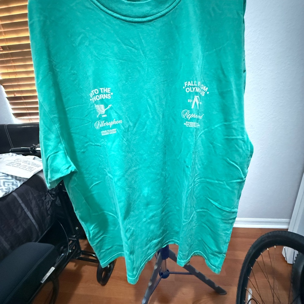 REPRESENT Green Graphic T-Shirt